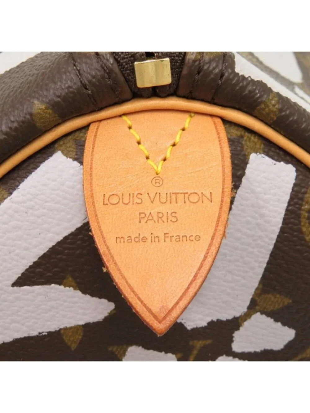 Louis Vuitton Keepall 50 Monogram Graffiti White Boston Bag 1608